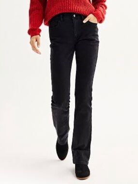Tall! Sonoma Black Boot Cut Jeans